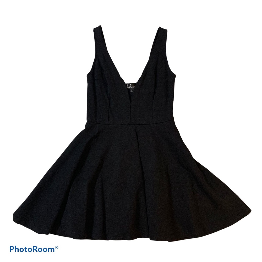 Black skater skort dress